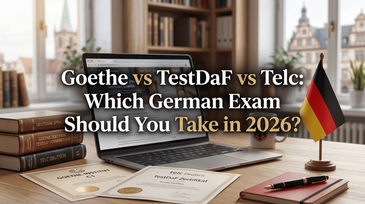 Goethe vs TestDaF vs Telc: Which German Exam Should You Take in 2026?