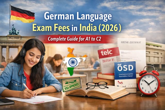 German Language Exam Fees in India 2026 – A1 to C2 Guide