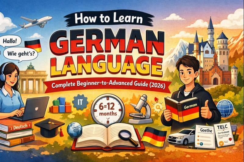 How to Learn German Language: Complete Beginner-to-Advanced Guide (2026)