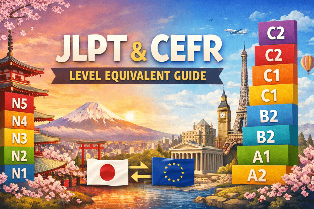 CEFR Level JLPT Guide: JLPT CEFR Levels, JLPT to CEFR Conversion, and CEFR Level in JLPT Explained