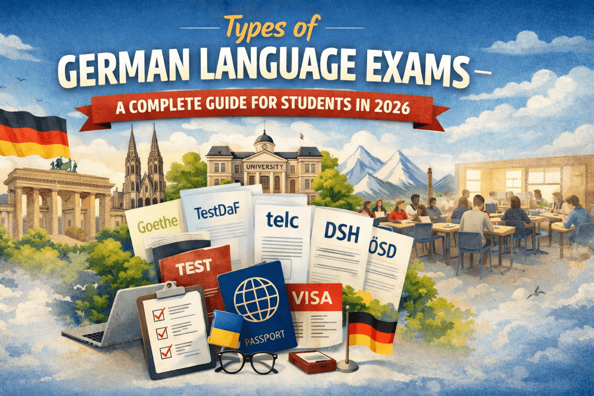 Types of German Language Exams – A Complete Guide for Students in 2026