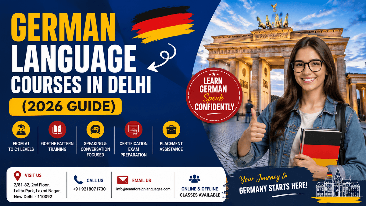  German Language Courses in Delhi (2026 Guide)