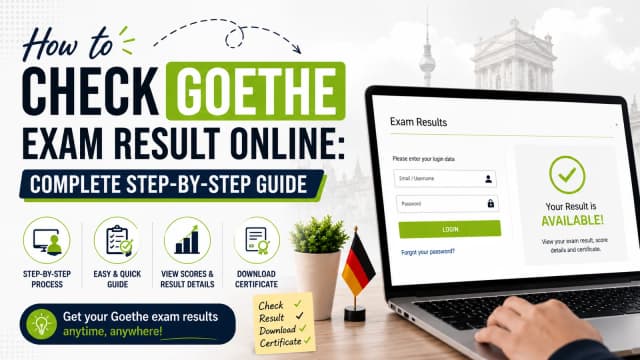How to Check Goethe Exam Result Online: Complete Step-by-Step Guide (2026)