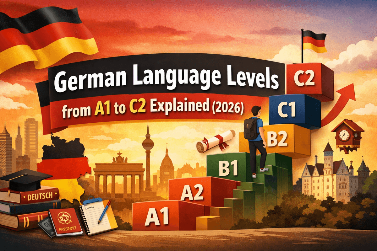 German Language Levels from A1 to C2 Explained (2026)