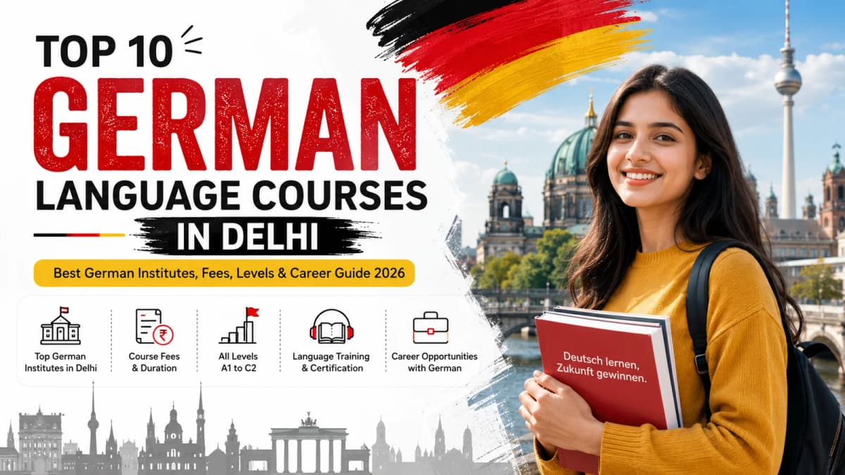 Top 10 German Language Courses in Delhi: Best German Institutes, Fees, Levels & Career Guide 2026