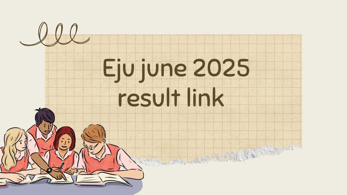 EJU June 2025 Result is Out – Check Now
