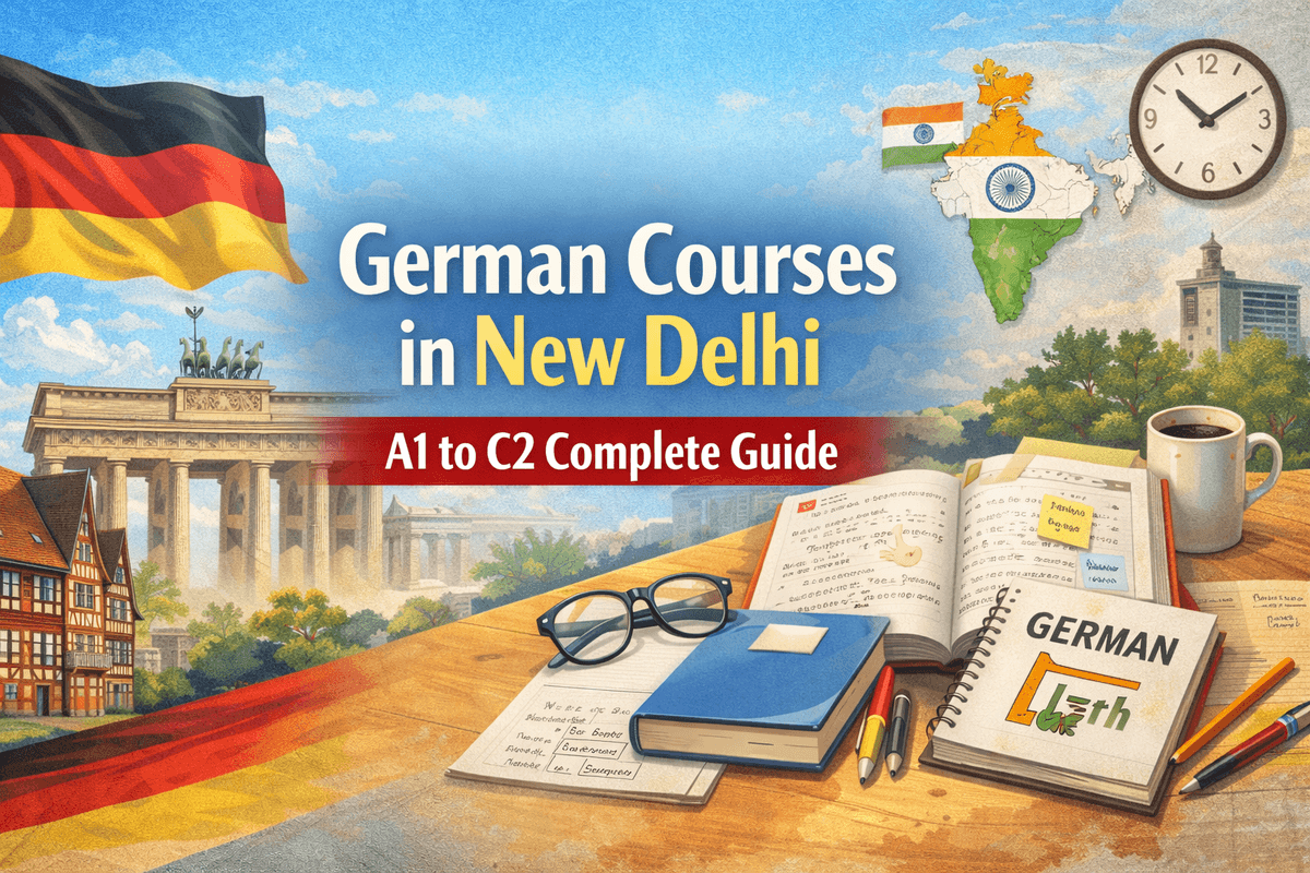 German Courses in New Delhi – A1 to C2 Complete Guide
