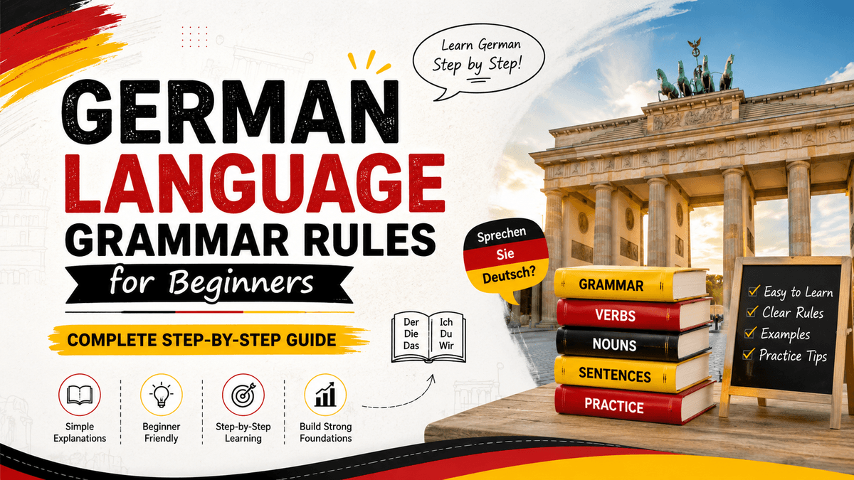 German Language Grammar Rules for Beginners – Complete Step-by-Step Guide