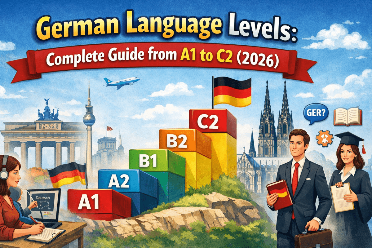 German Language Levels: Complete Guide from A1 to C2 (2026)